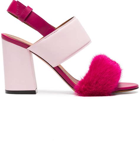 givenchy pink bow heels|Givenchy heeled sandals.